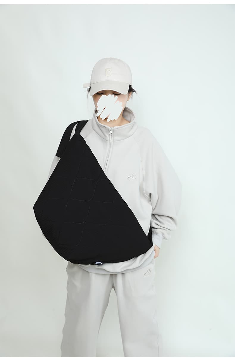 ナイロンバッグ ショルダー しわ加工 キルティング ショルダー