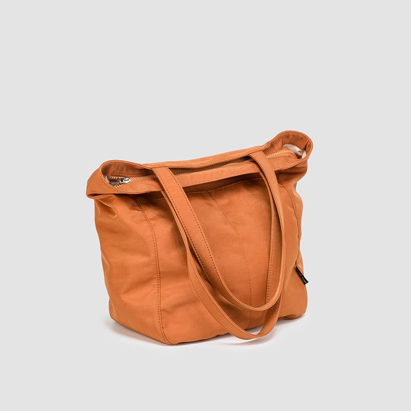 ナイロンバッグ シンプル実用ポケット付きナイロントート