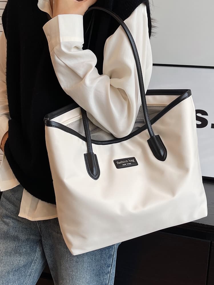 ナイロンバッグ 上品シンプル 大容量トートバッグ